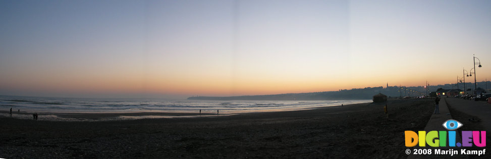 24973-24976 Sunset Tramore beach panorama